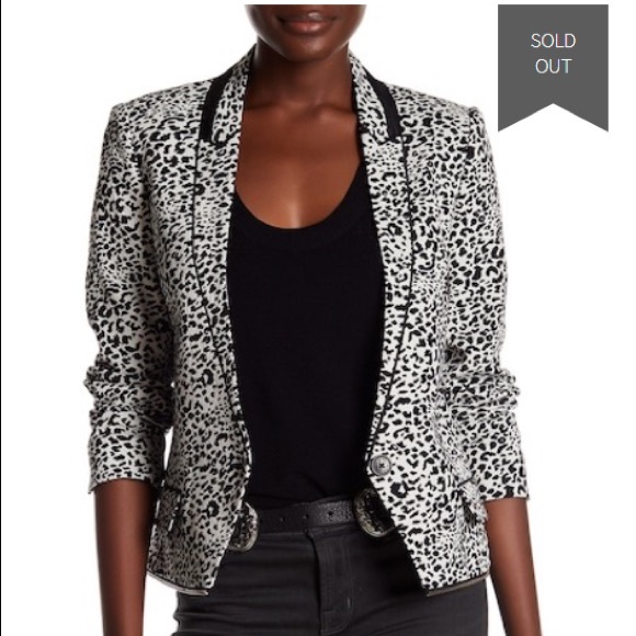 Zadig Voltaire Vegam Leopard Print 